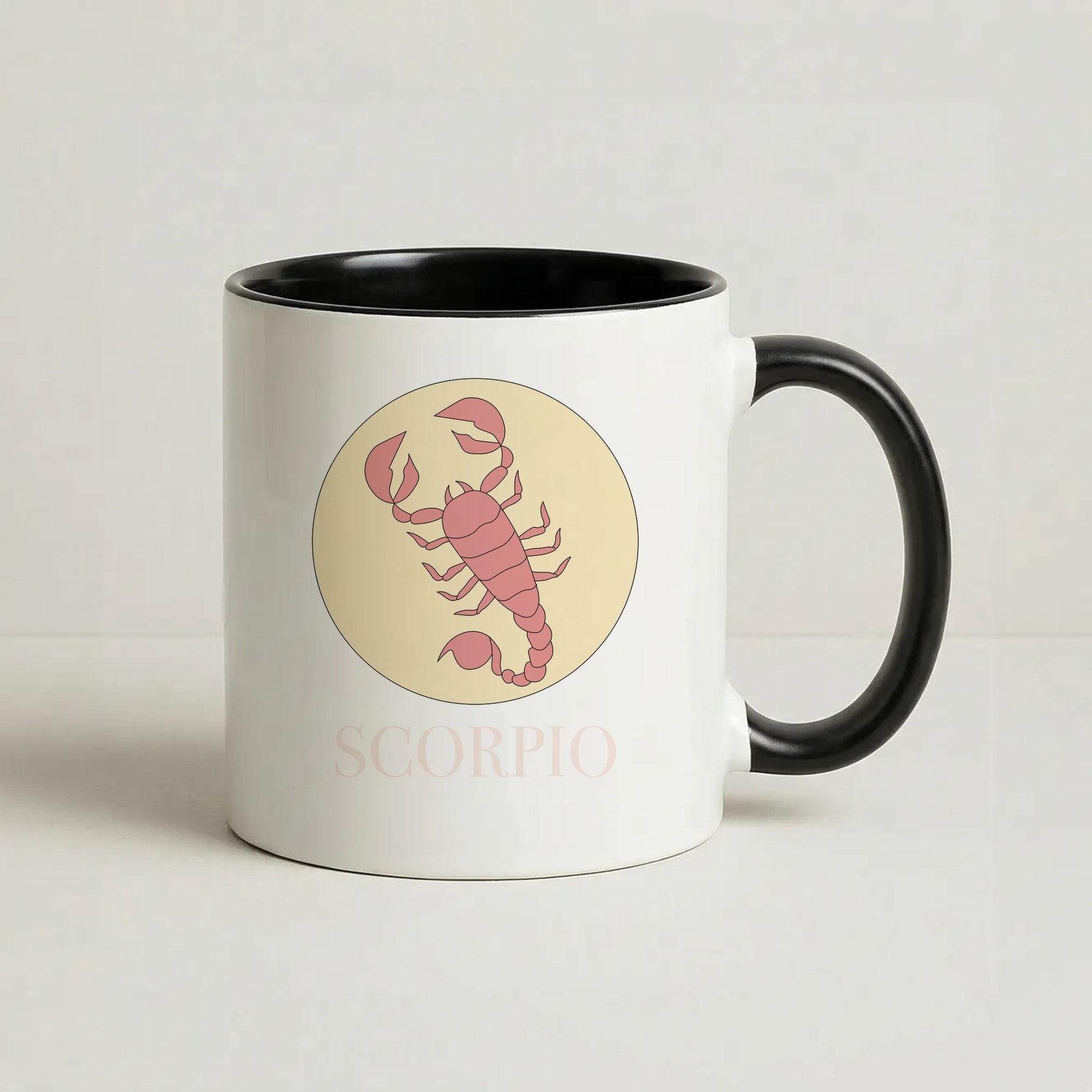 Scorpio - Tarot Cards Coffee Black Mug
