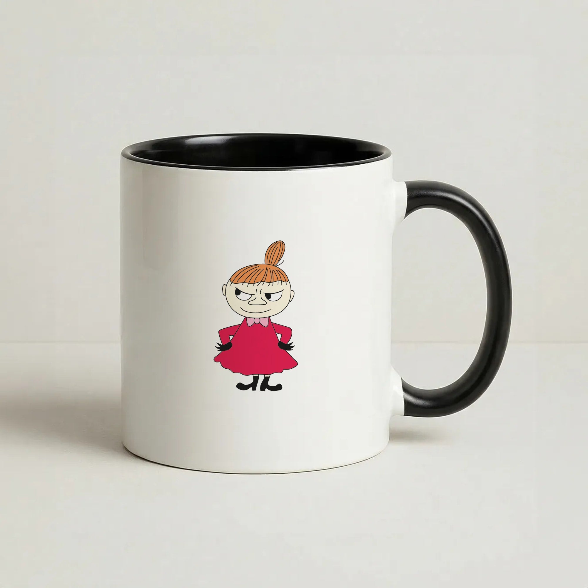 Little My Coffee Black Mug