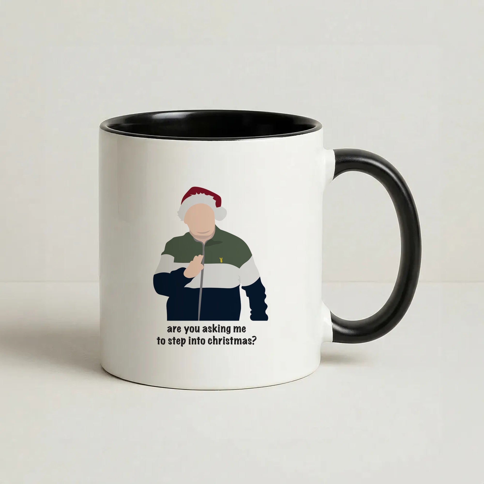 Are You Asking Me To Step Into Christmas - Gavin And Stacey Coffee Black Mug