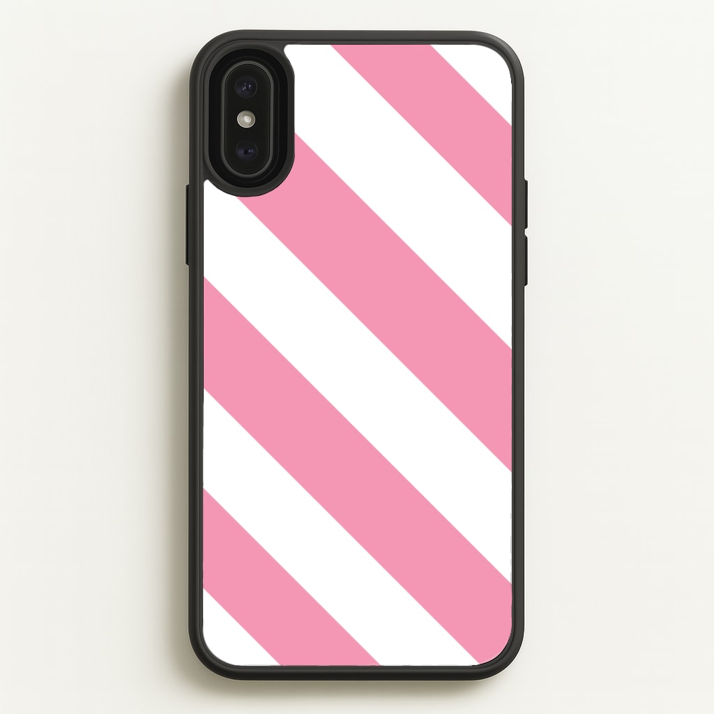 Candy Cane Stripes iPhone XS Max Case