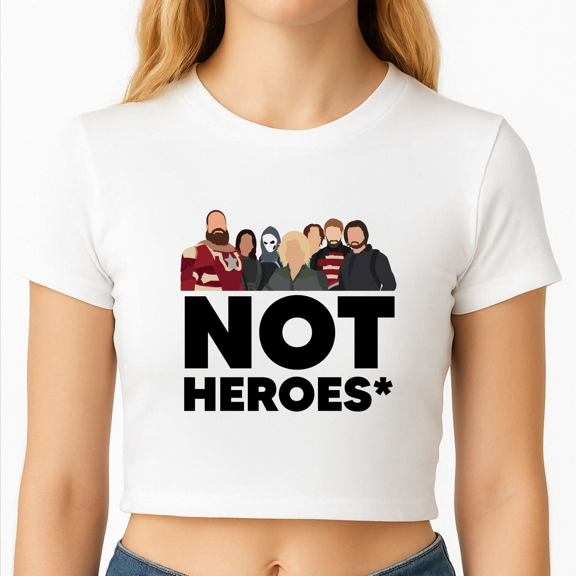 Not Heroes Crop Top