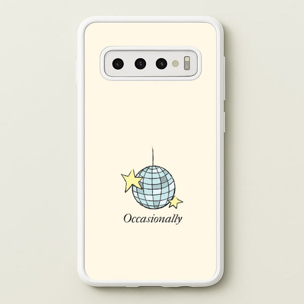 Ocasionally Discoball Galaxy S10 Case