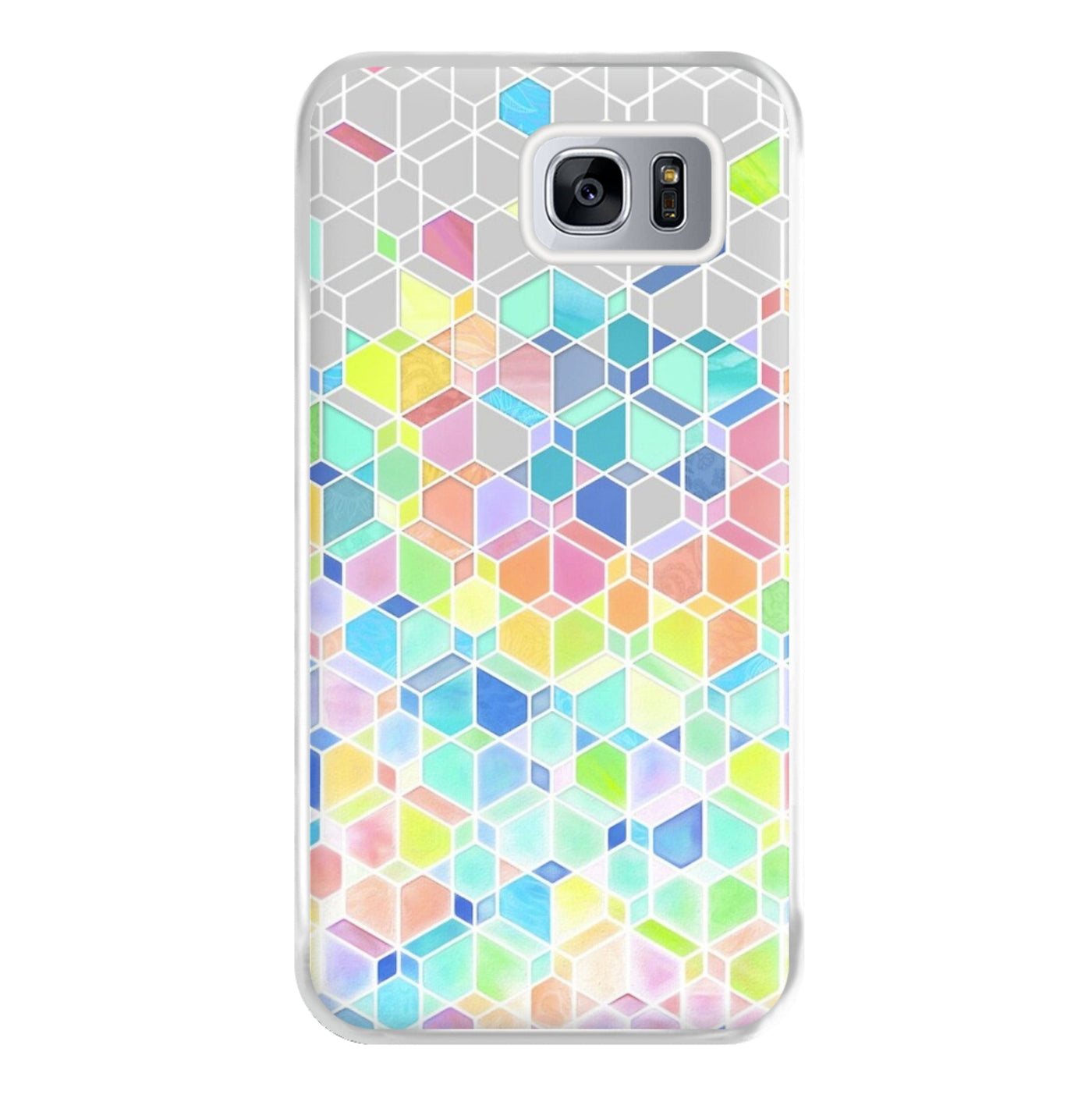 Bright Hexagon Pattern Phone Case