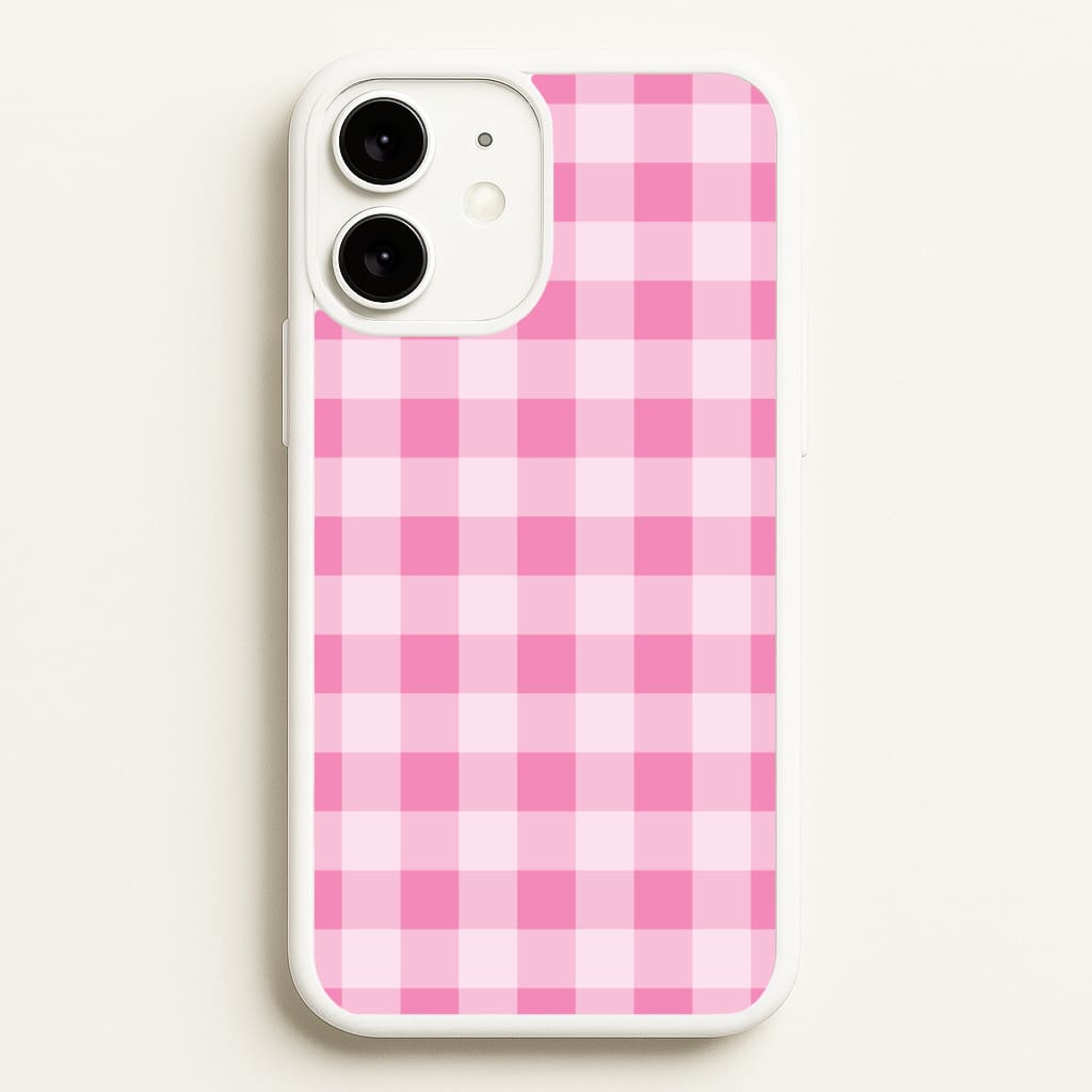 Strawberry Gingham iPhone 11 Case