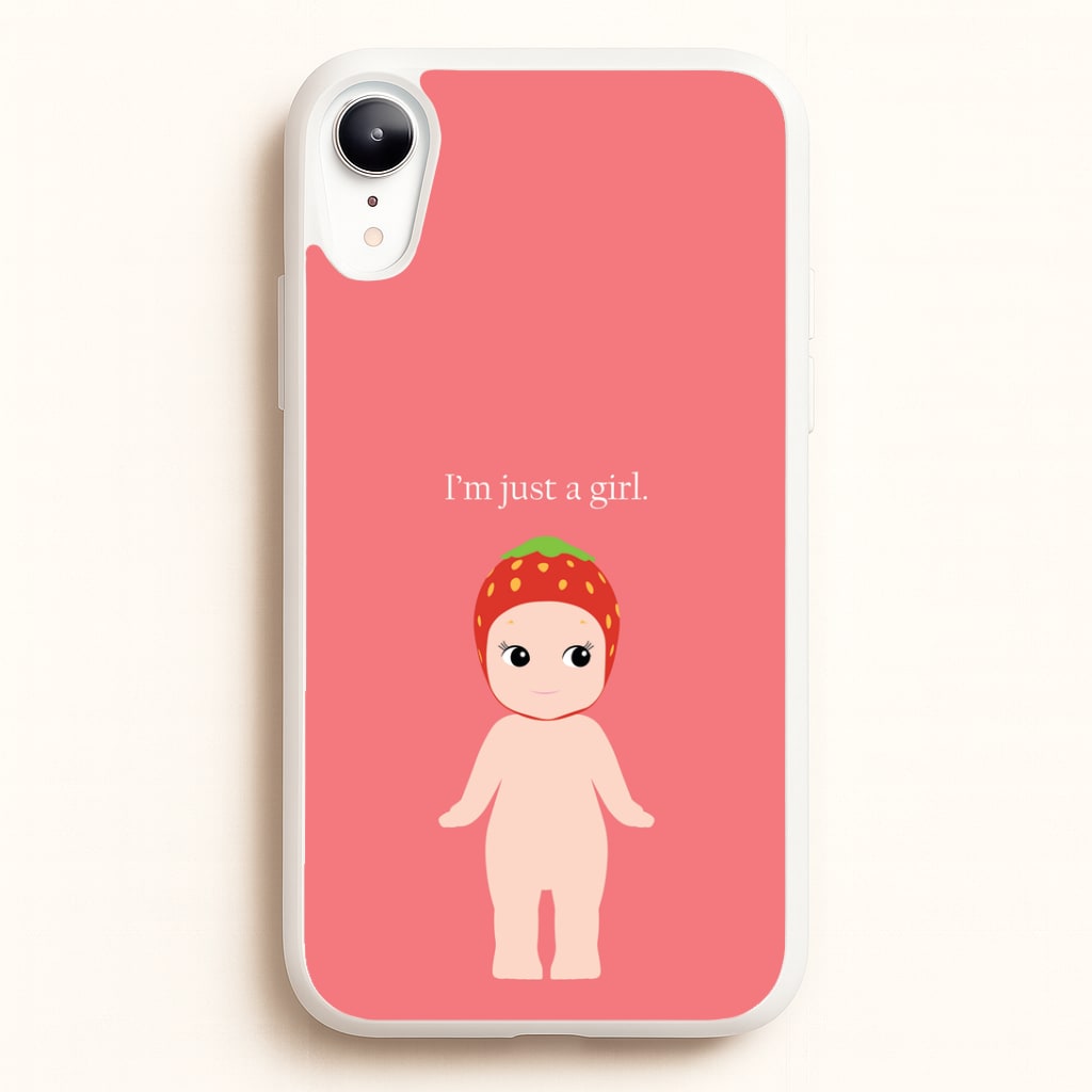 I'm Just A Girl iPhone XR Case