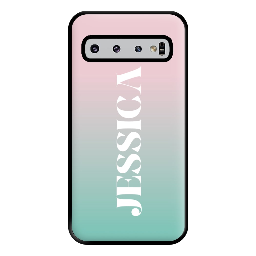Gradient Personalised Name Galaxy S10 Case