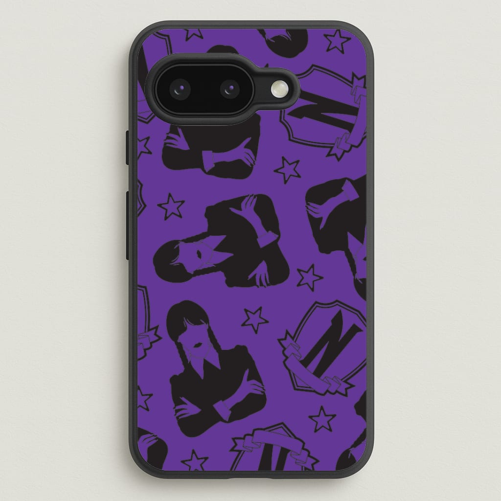 Wednesday Pattern Google Pixel 9a Case