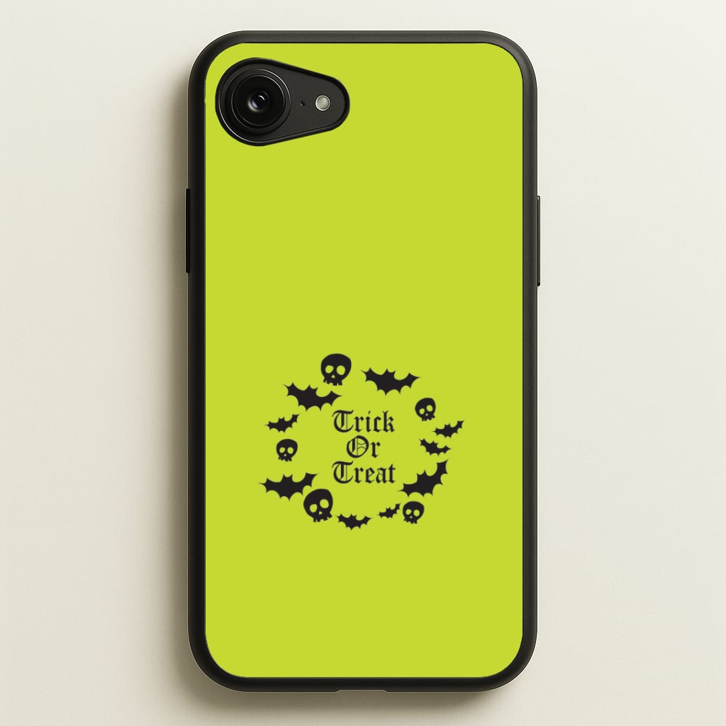 Trick Or Treat Wreath iPhone 16e Case