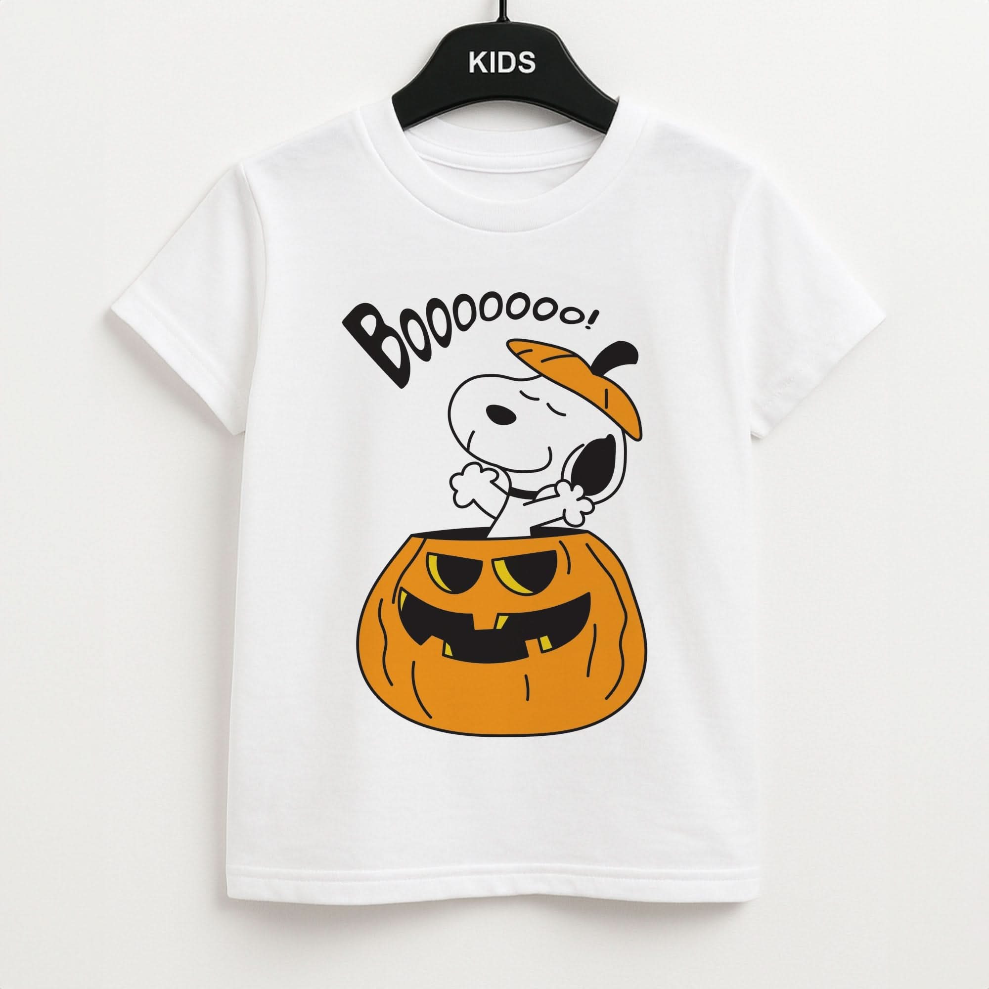 Cartoon Beagle Pumpkin Kids Unisex T-Shirt