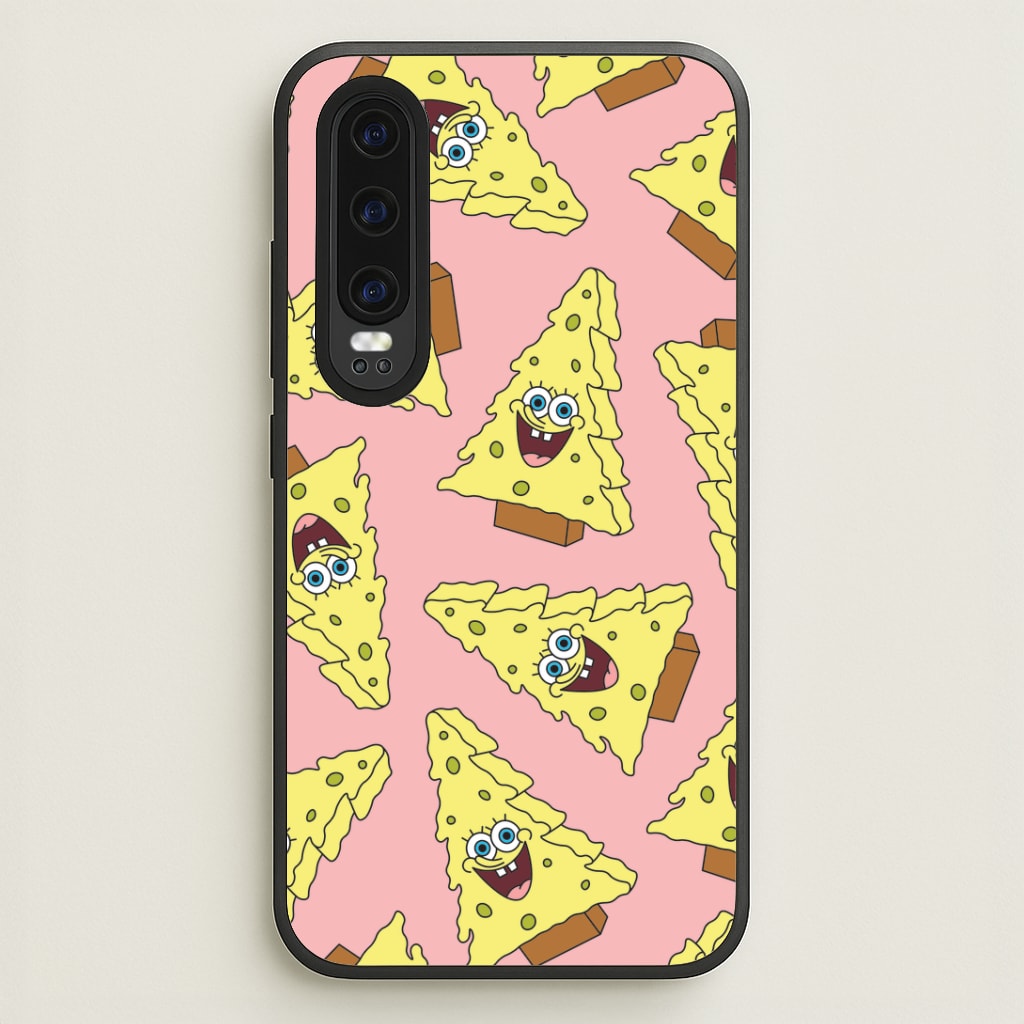 Christmas Tree Cartoon Sponge Pattern Huawei P30 Case