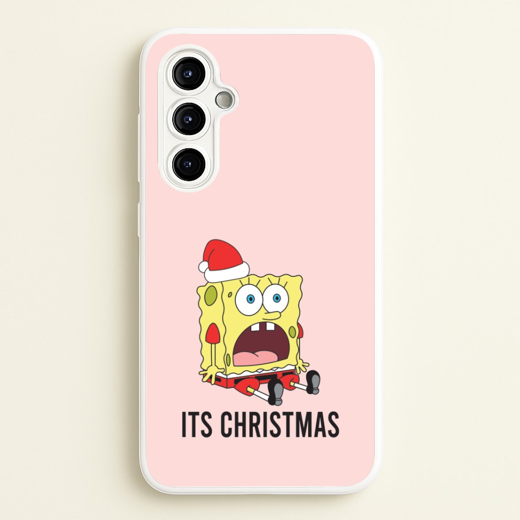 It's Christmas Cartoon Sponge Galaxy A54 Case