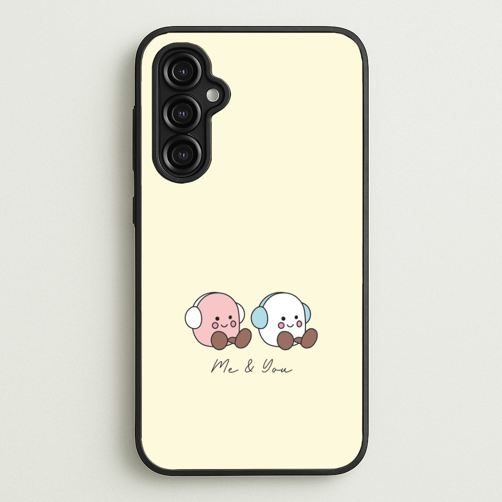 Cute Christmas Marshmellow Plushies Galaxy A14 Case