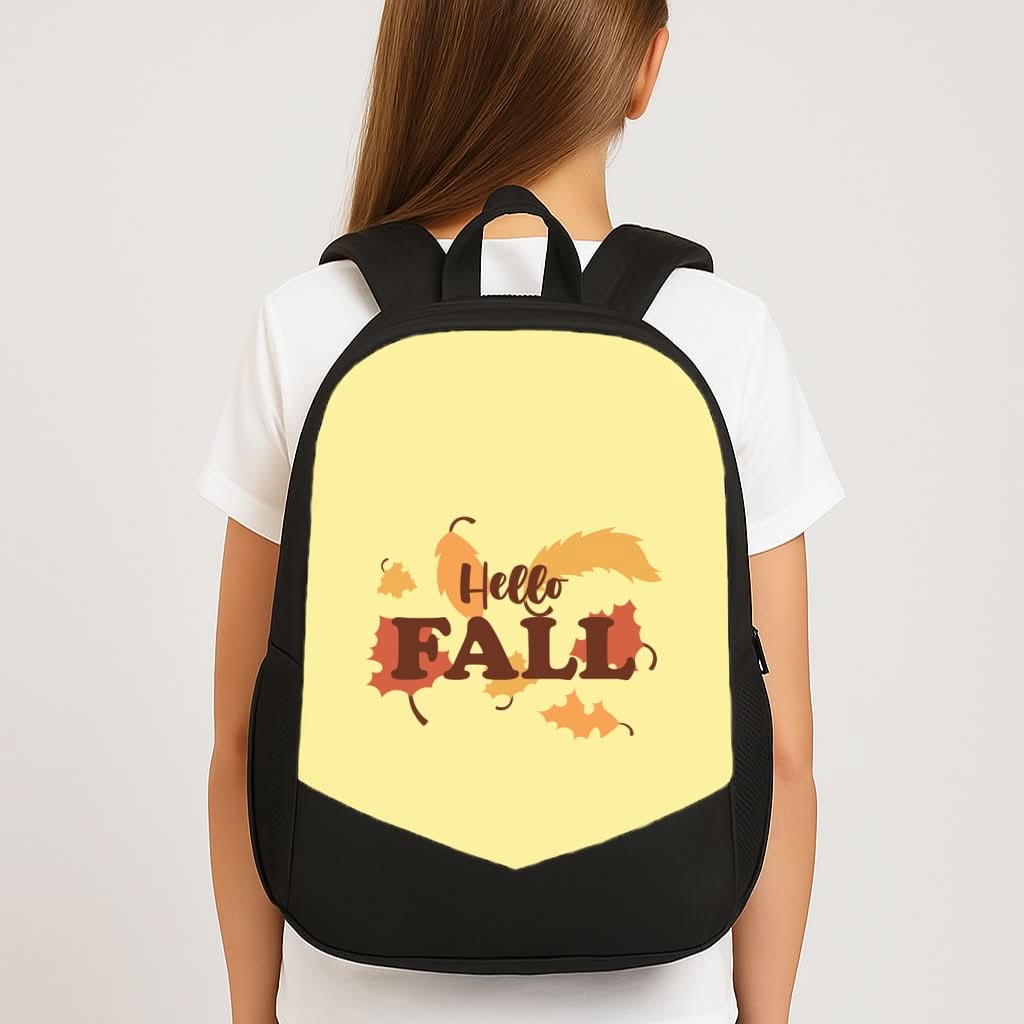 Hello Fall School Bag