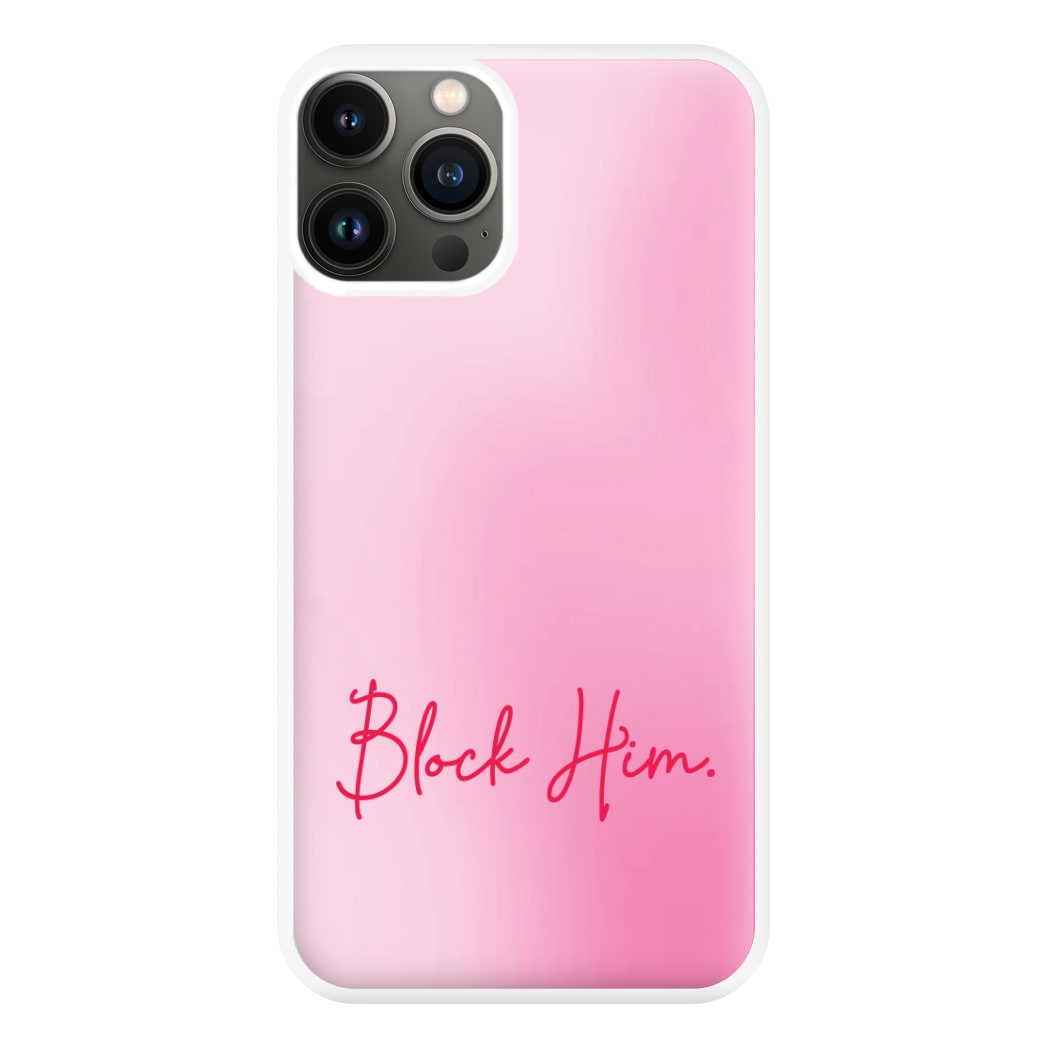 Block Him Pink Gradient iPhone 11 Pro Max Case