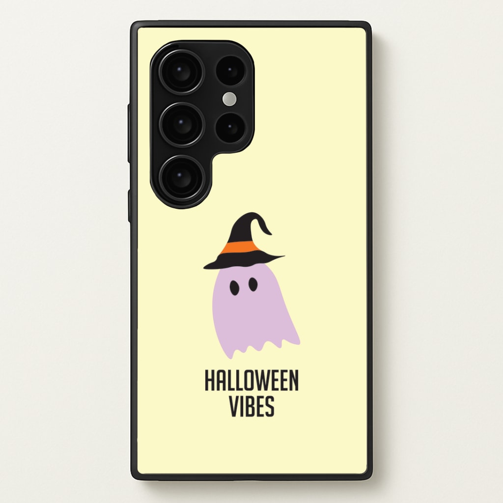 Purple Ghost Halloween Vibes Galaxy S24 Ultra Case