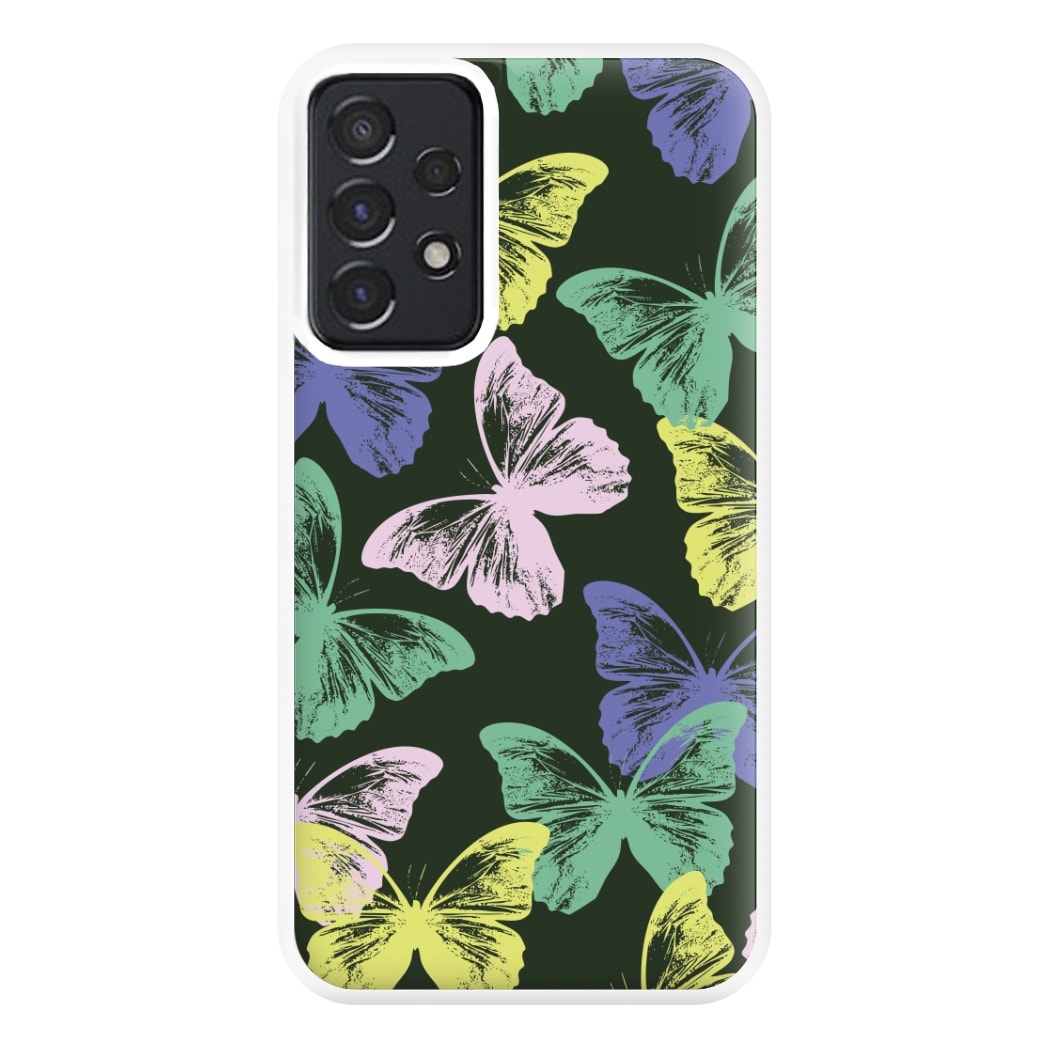 Colourful Butterfly Stamps Pattern Galaxy A52 / A52s Case