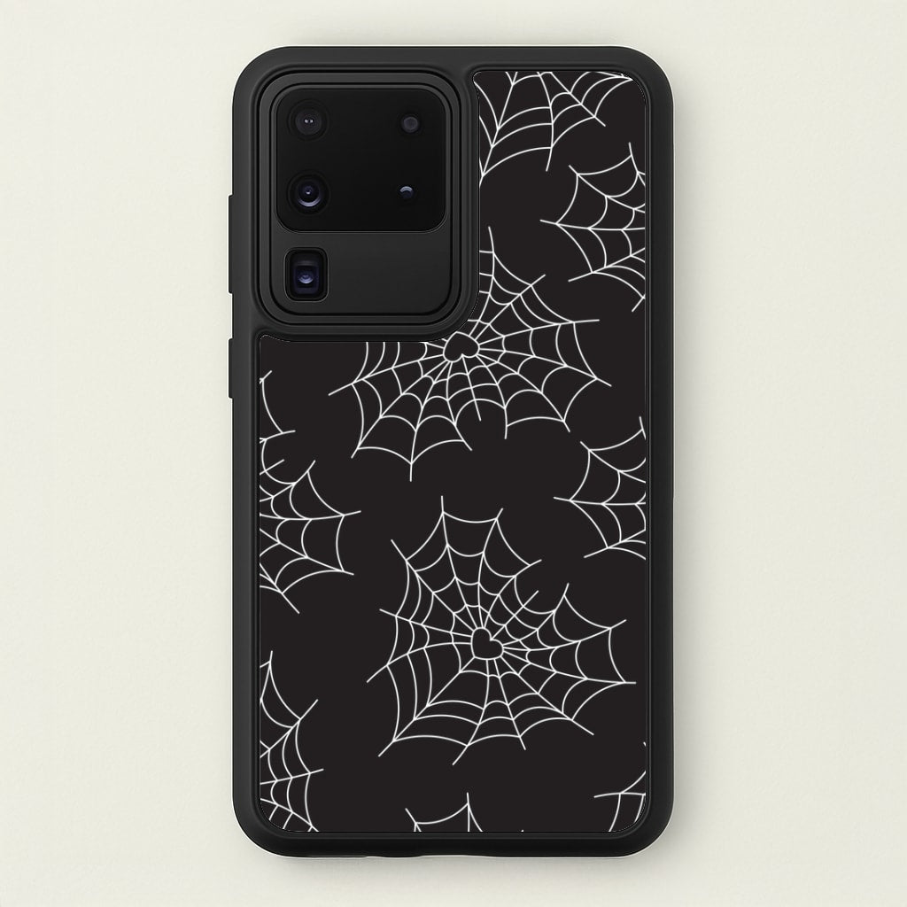 Spiderweb Hearts Pattern Galaxy S20 Ultra Case