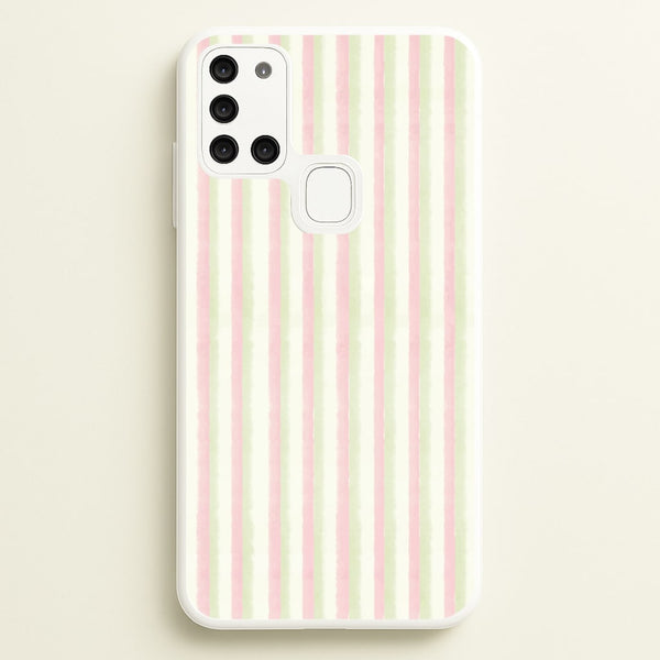 Petal Stripes Galaxy A21s Case