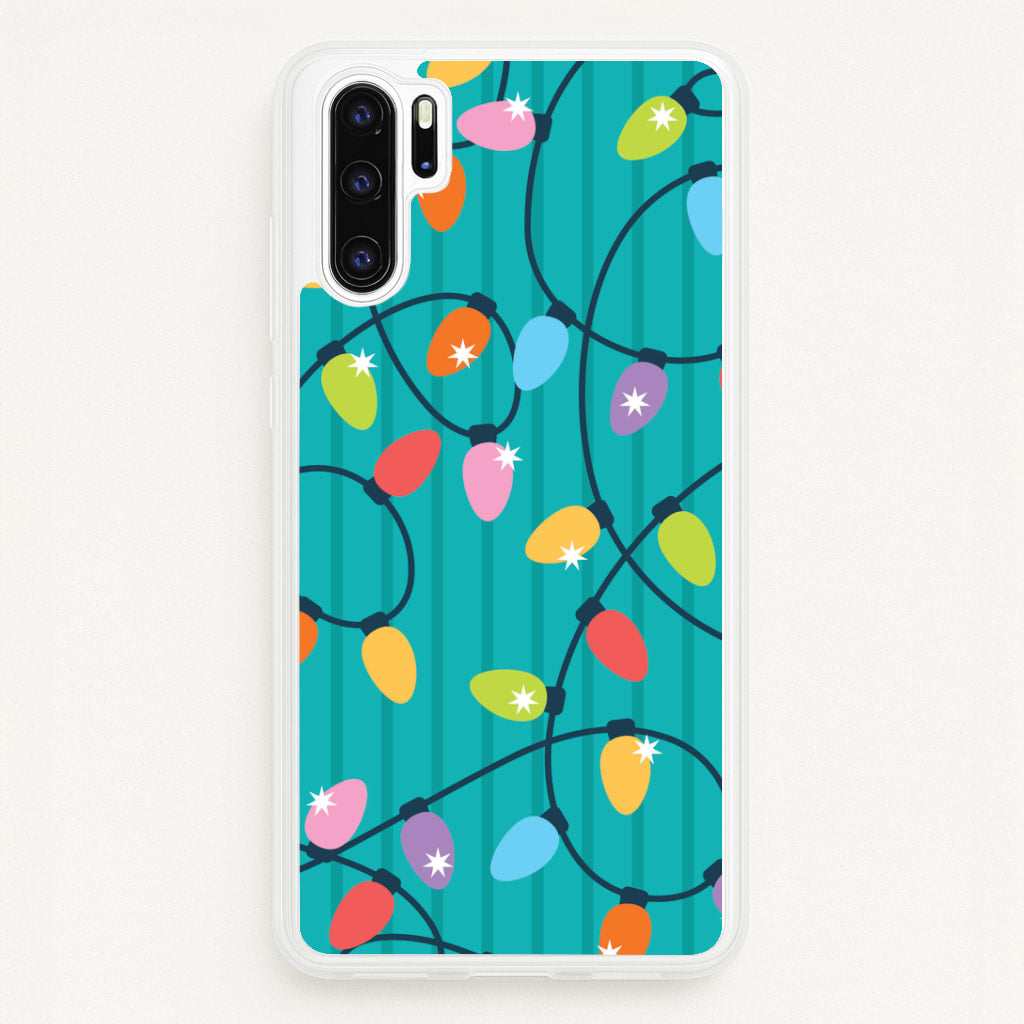 Funky Christmas Lights Pattern Huawei P30 Pro Case