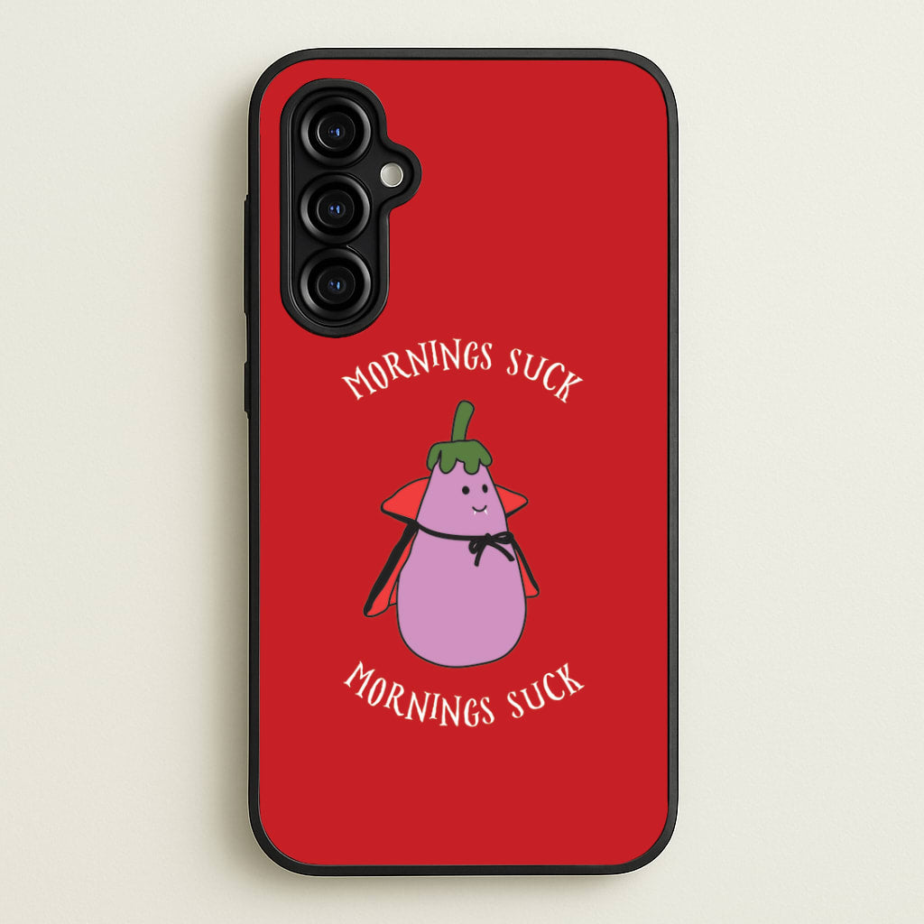 Mornings Suck Plush - Halloween Galaxy A54 Case