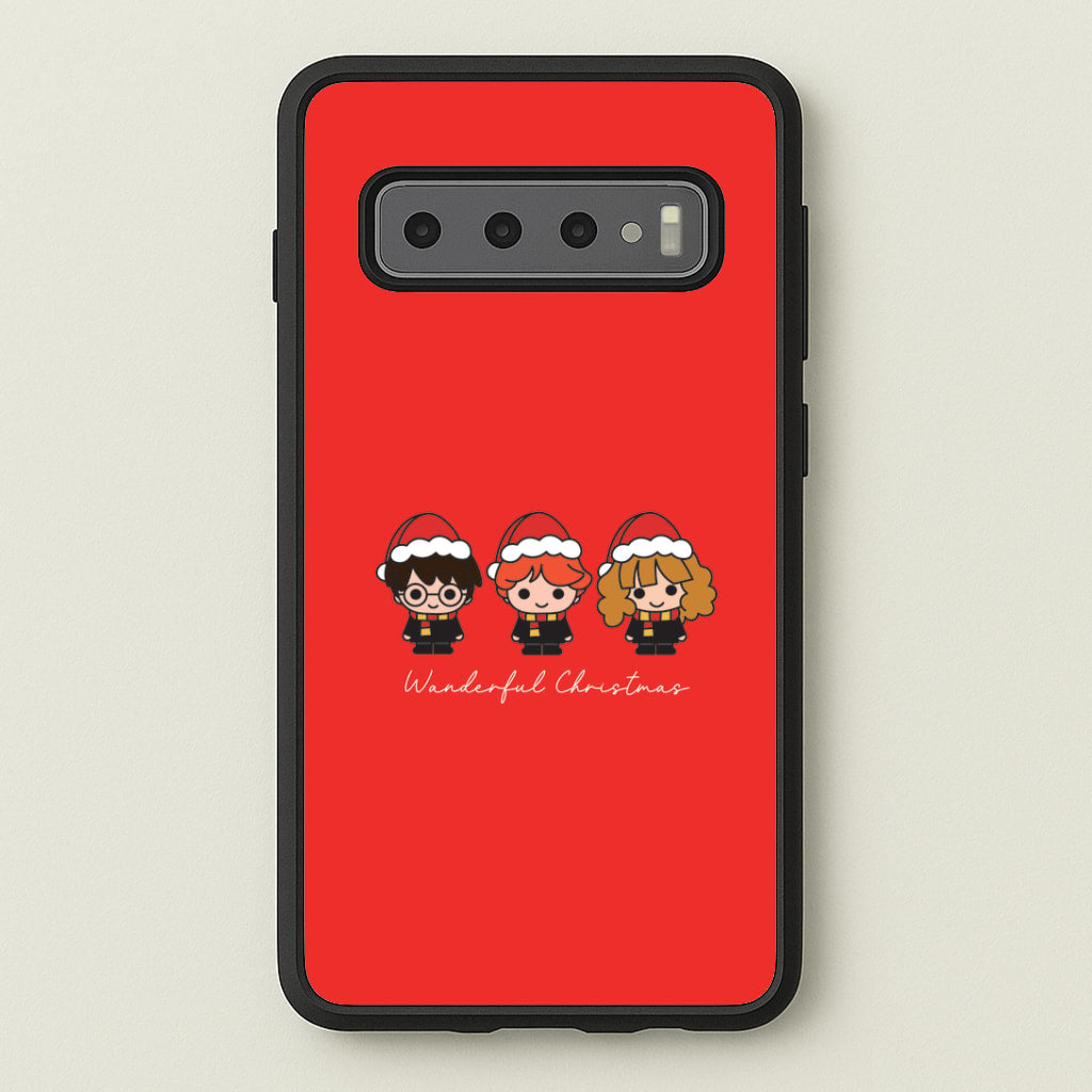 Wizards With Christmas Hats Galaxy S10 Plus Case