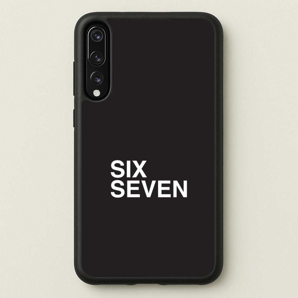 6 7 Black Huawei P20 Pro Case