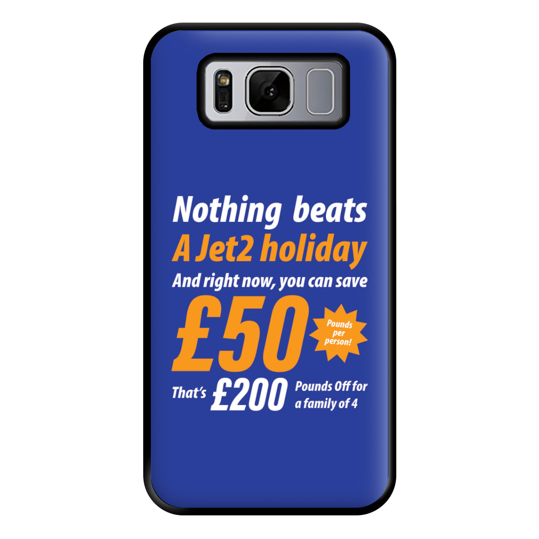 Nothing Beats A Jet Holiday Galaxy S8 Plus Case