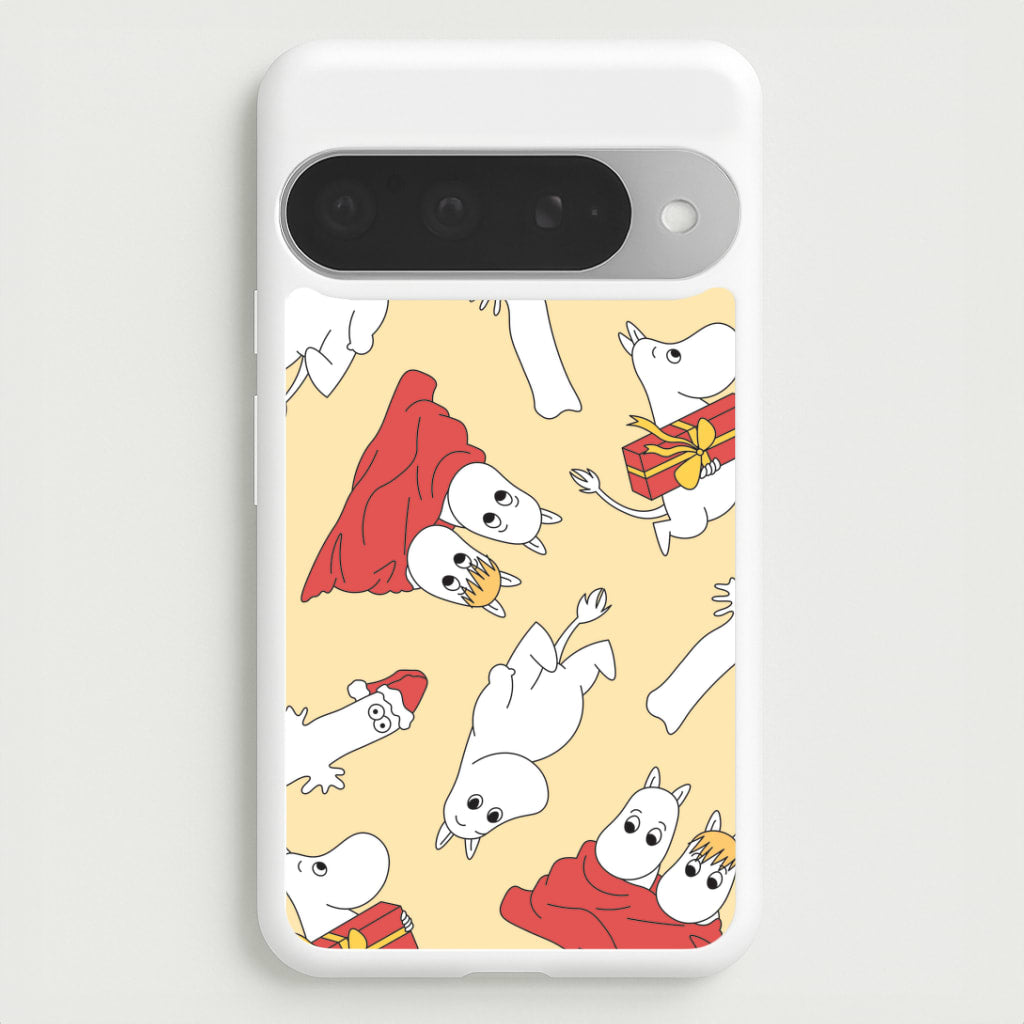 Christmas Mooms Pattern Google Pixel 10 Pro XL Case