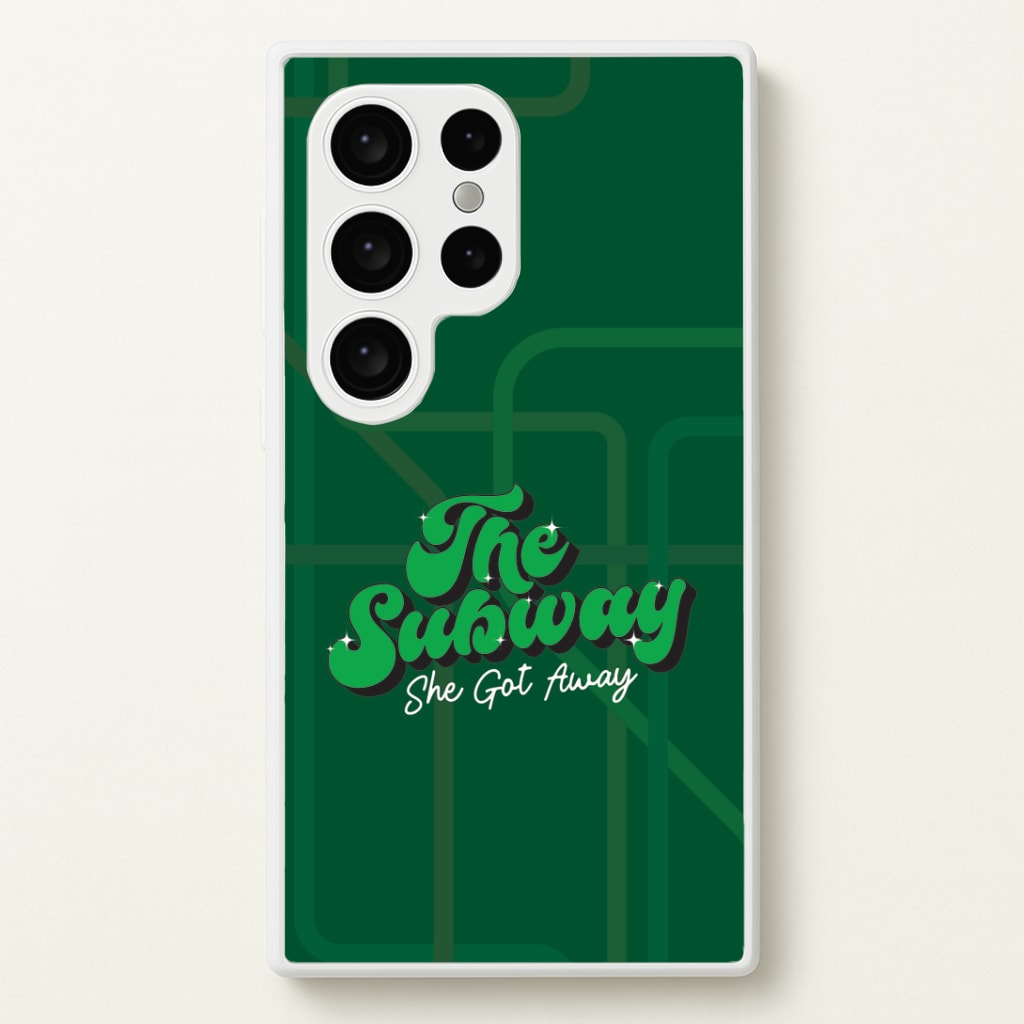 Subway Green Galaxy S24 Ultra Case