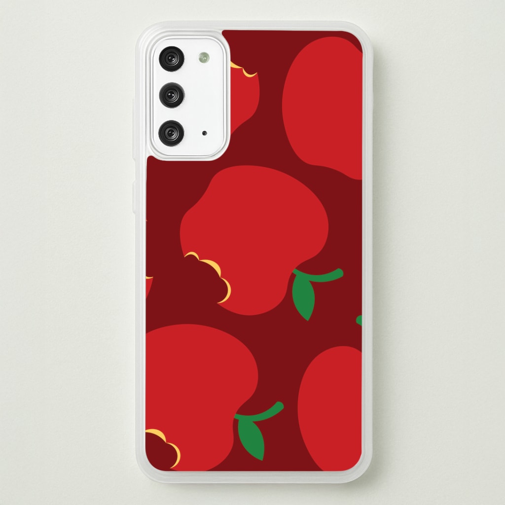 Teacher Apples Pattern Galaxy Note 20 Case