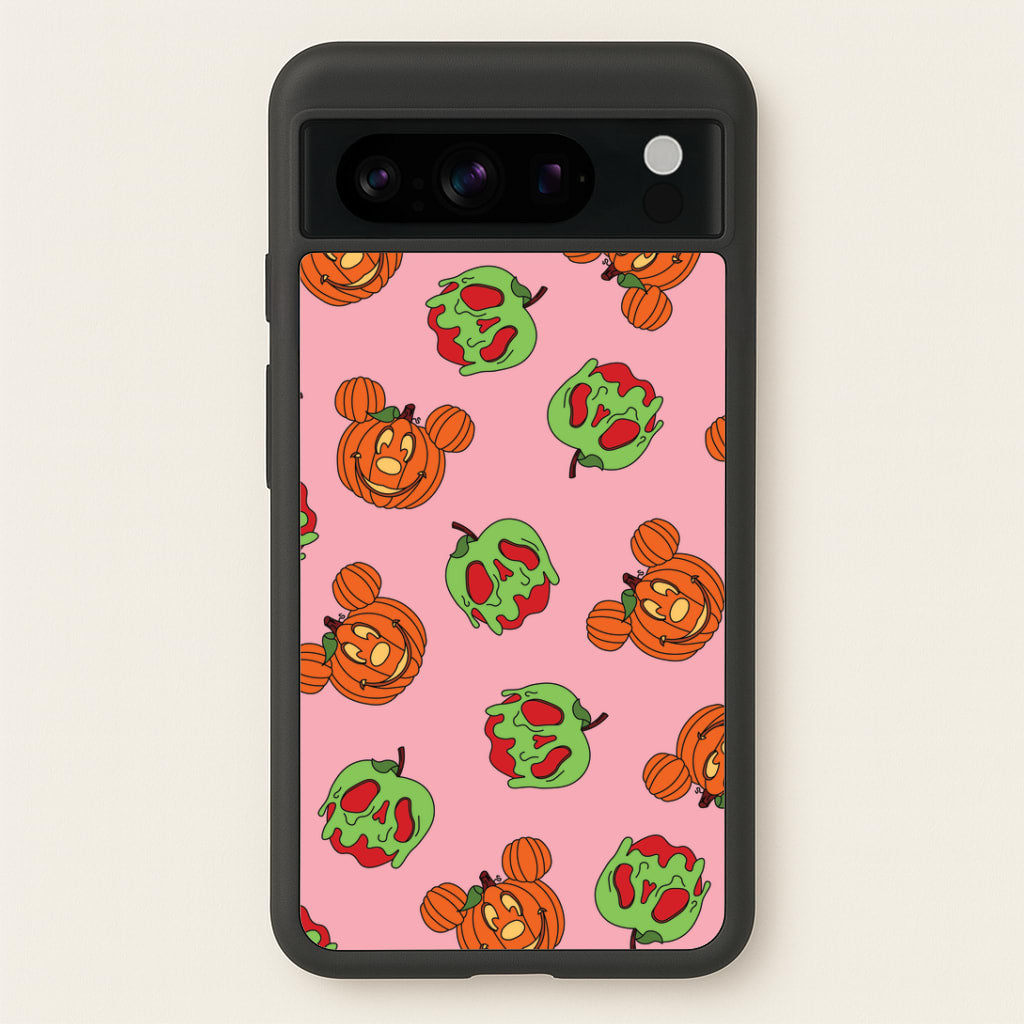 Pumpkin Mouse And Poison Apple Pattern Google Pixel 8 Pro Case