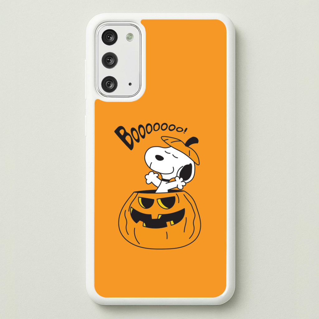 Cartoon Beagle Pumpkin Galaxy Note 20 Case