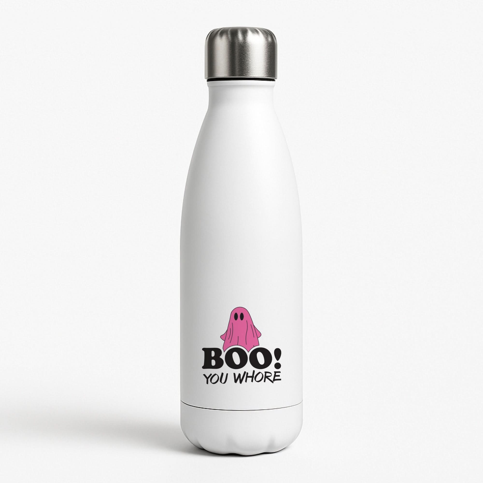 Boo You Ghost White Water Bottle