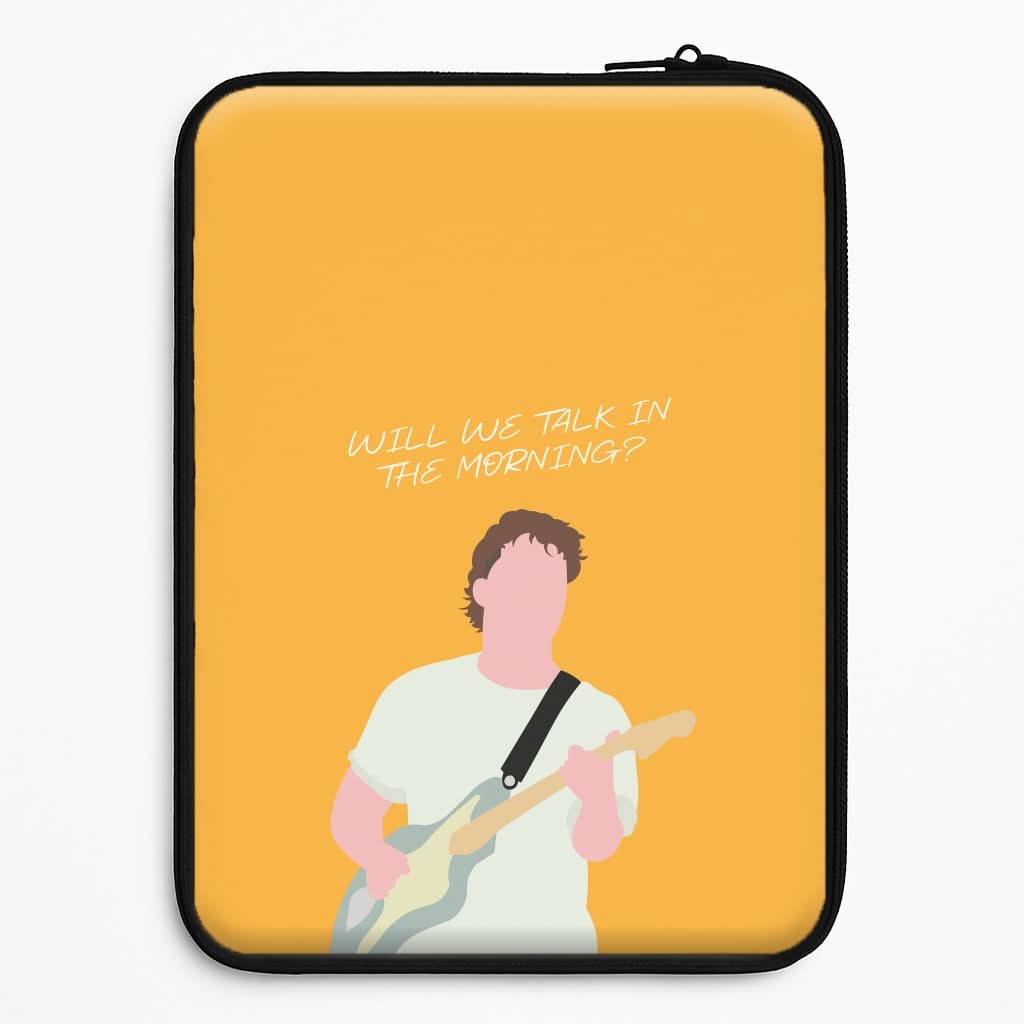 Will We Talk In The Morning Yellow Universal Laptop Sleeve