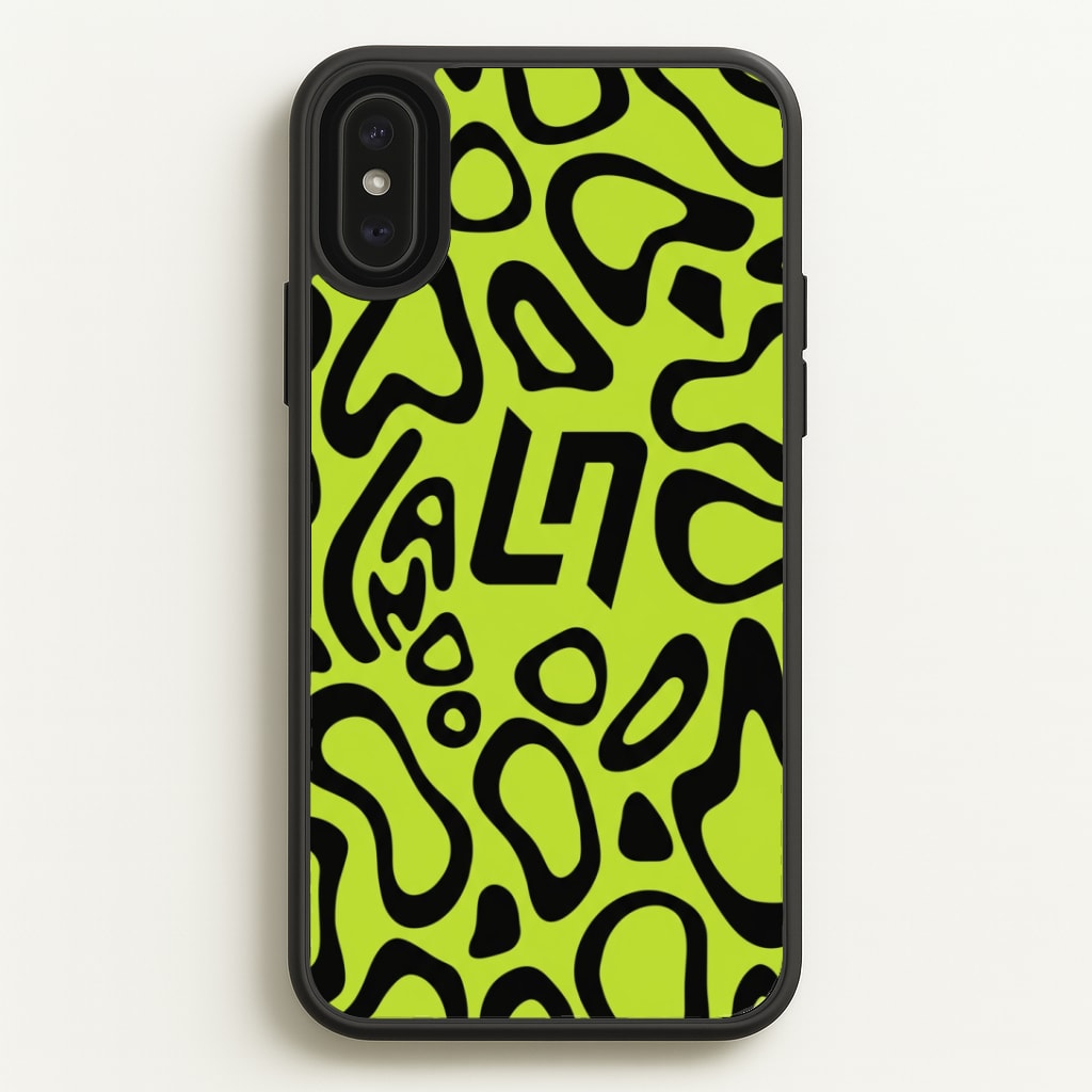 Norris Helmet Pattern iPhone XS Max Case
