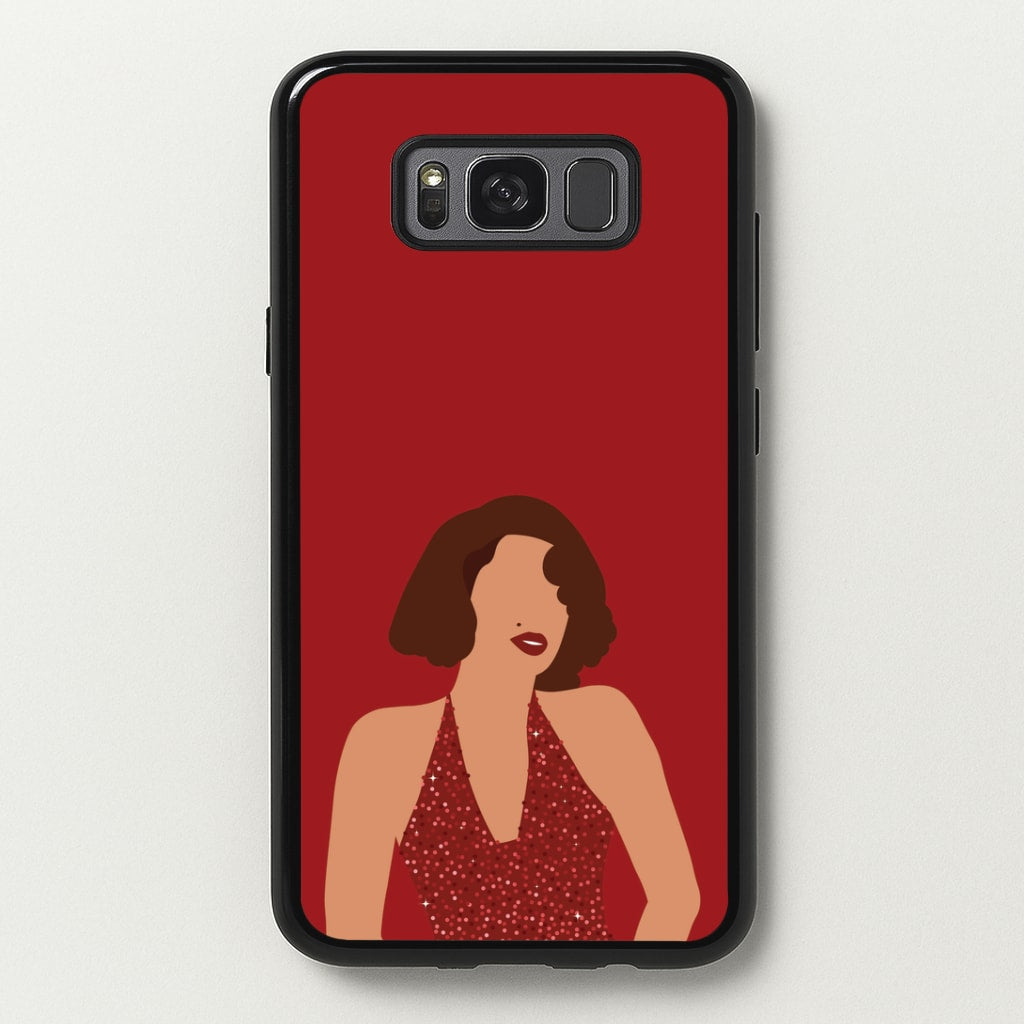 Red Sparkly Dress Galaxy S8 Case