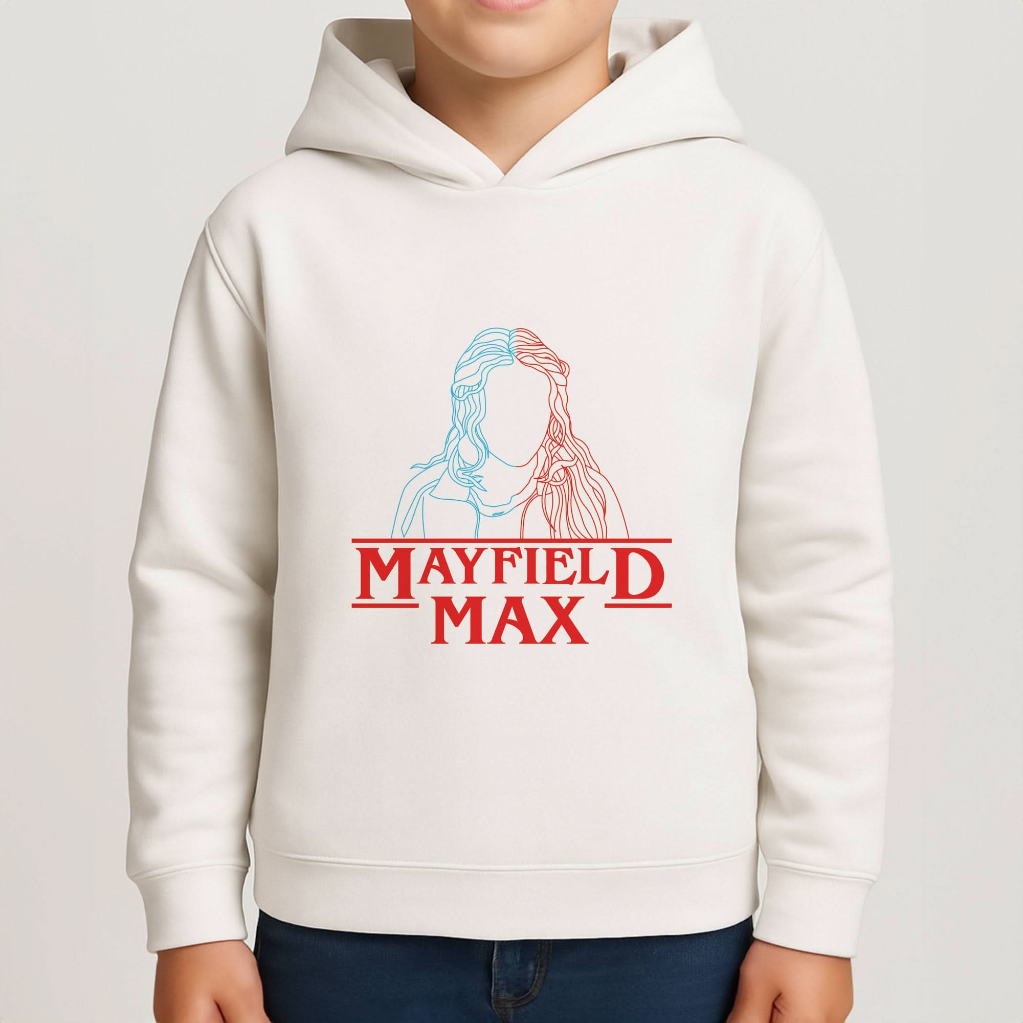 Blue And Red Max Boys Hoodie