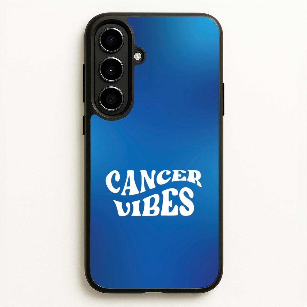 Cancer Vibes Gradient Zodiac Galaxy A56 Case