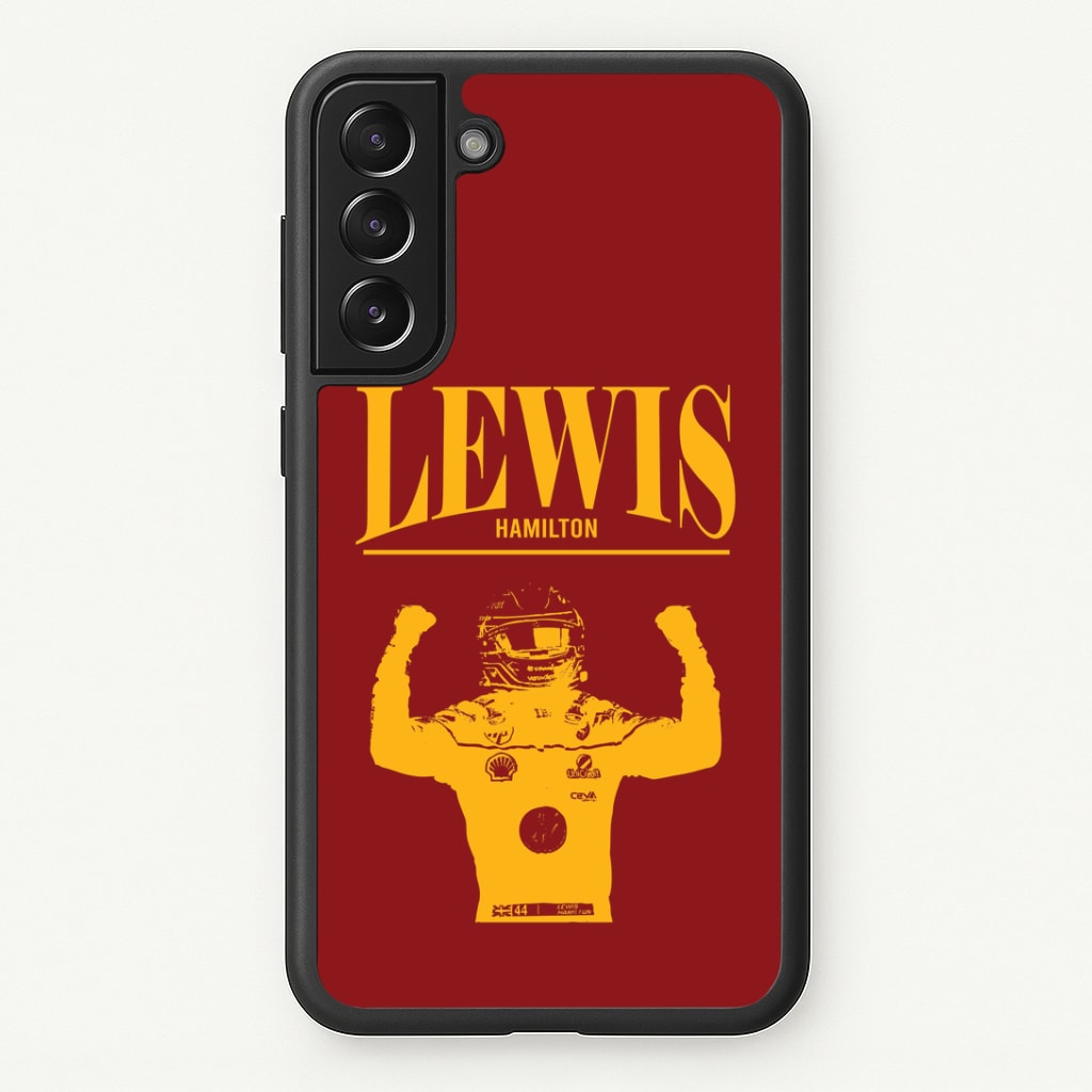 Lewis Red And Gold Galaxy S21FE Case