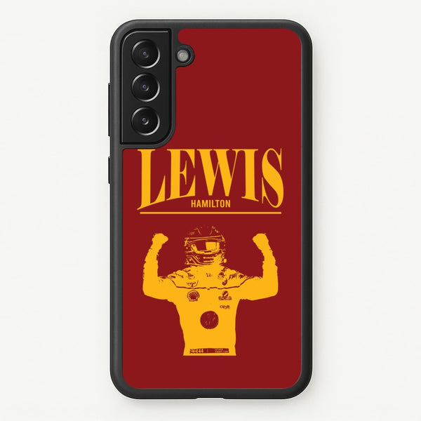 Lewis Red And Gold Galaxy S21FE Case