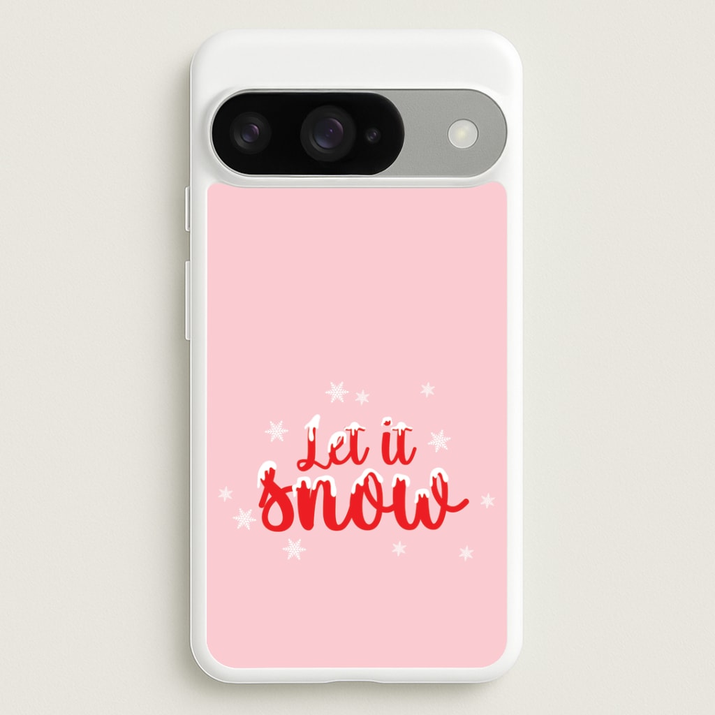 Let It Snow Snowflakes Google Pixel 10 / 10 Pro Case