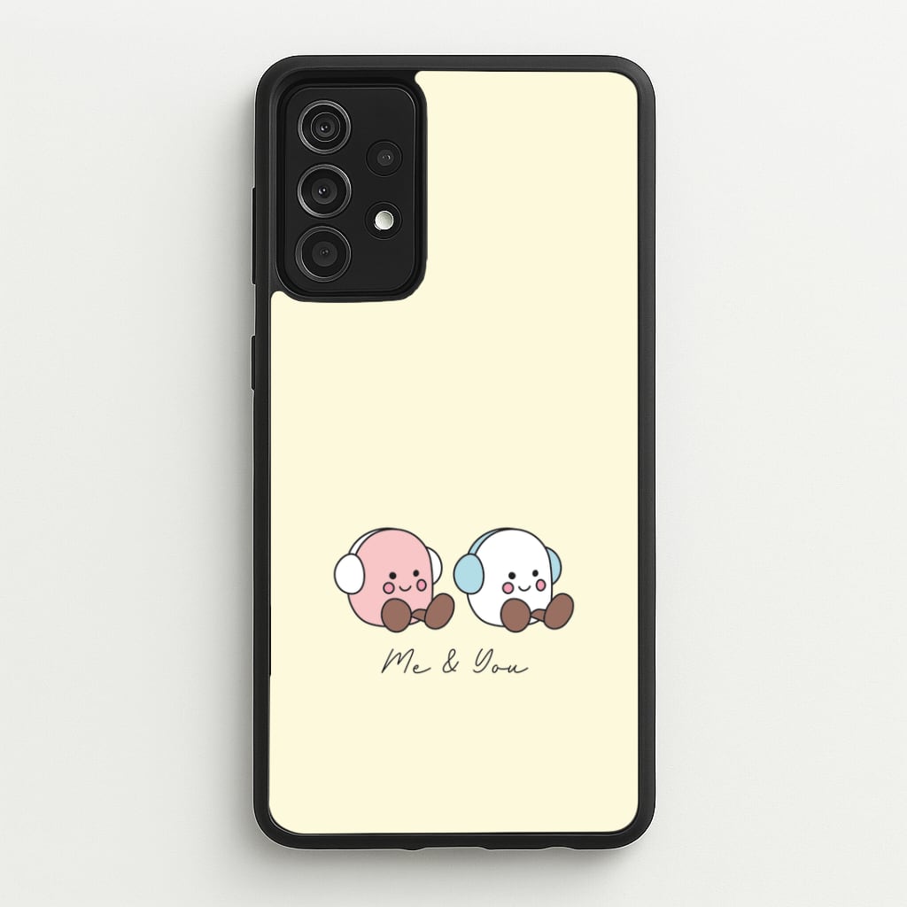 Cute Christmas Marshmellow Plushies Galaxy A52 / A52s Case