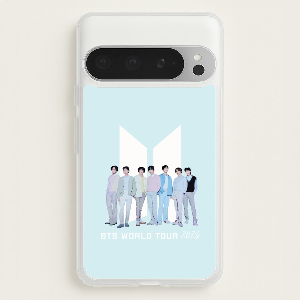 K-Pop Band Tour Pastel Blue Google Pixel 9 Pro XL Case