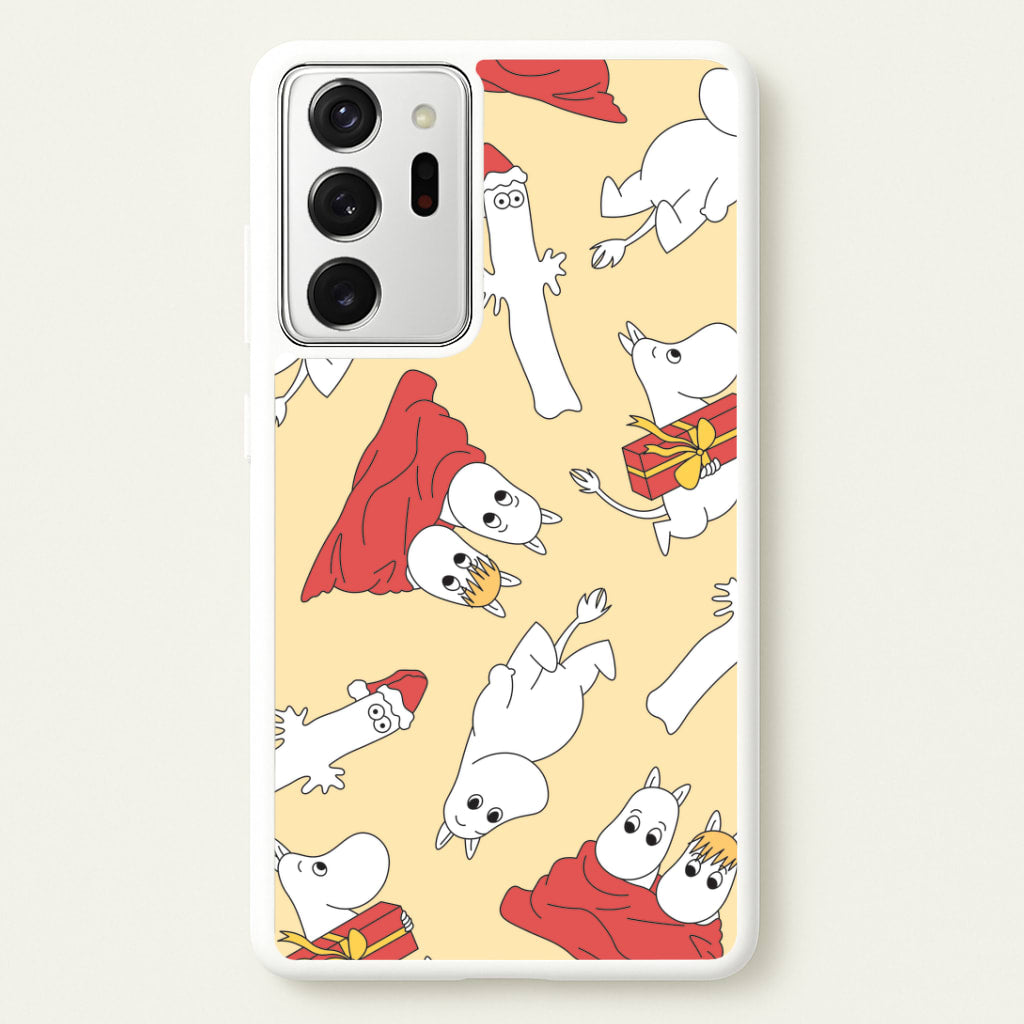 Christmas Mooms Pattern Galaxy Note 20 Ultra Case