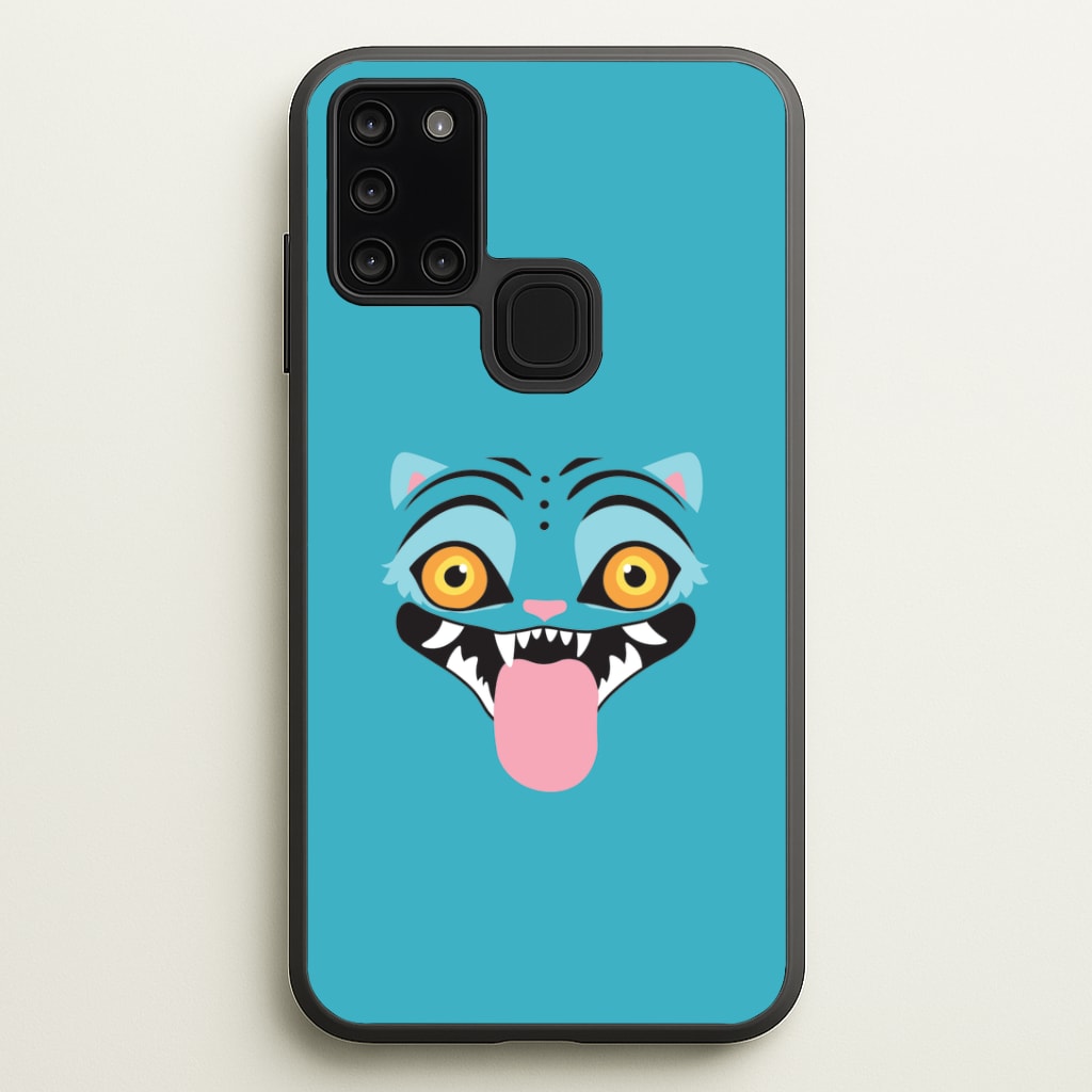 Demon Cat Face Galaxy A21s Case