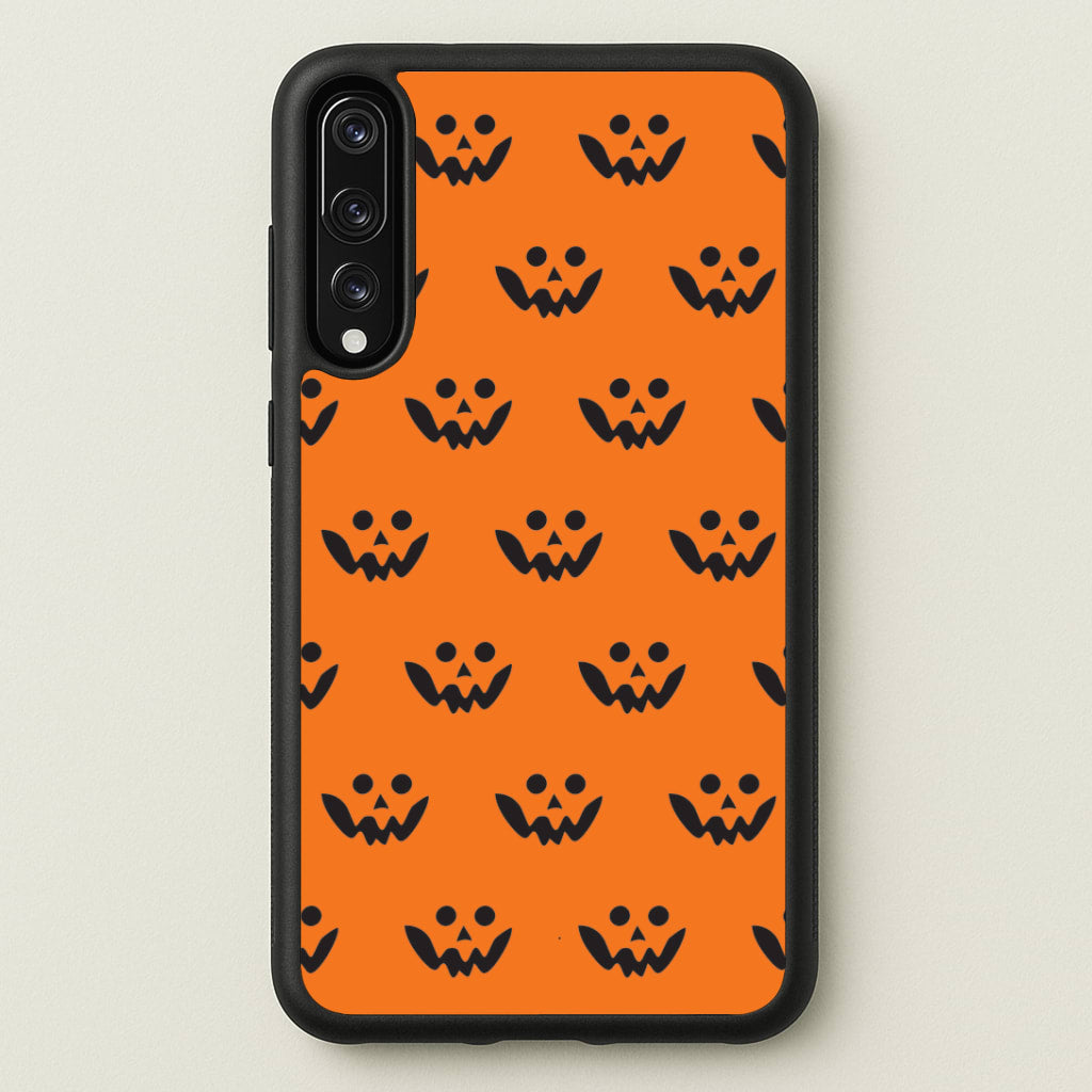 Carved Pumpkin Face Pattern Huawei P20 Pro Case