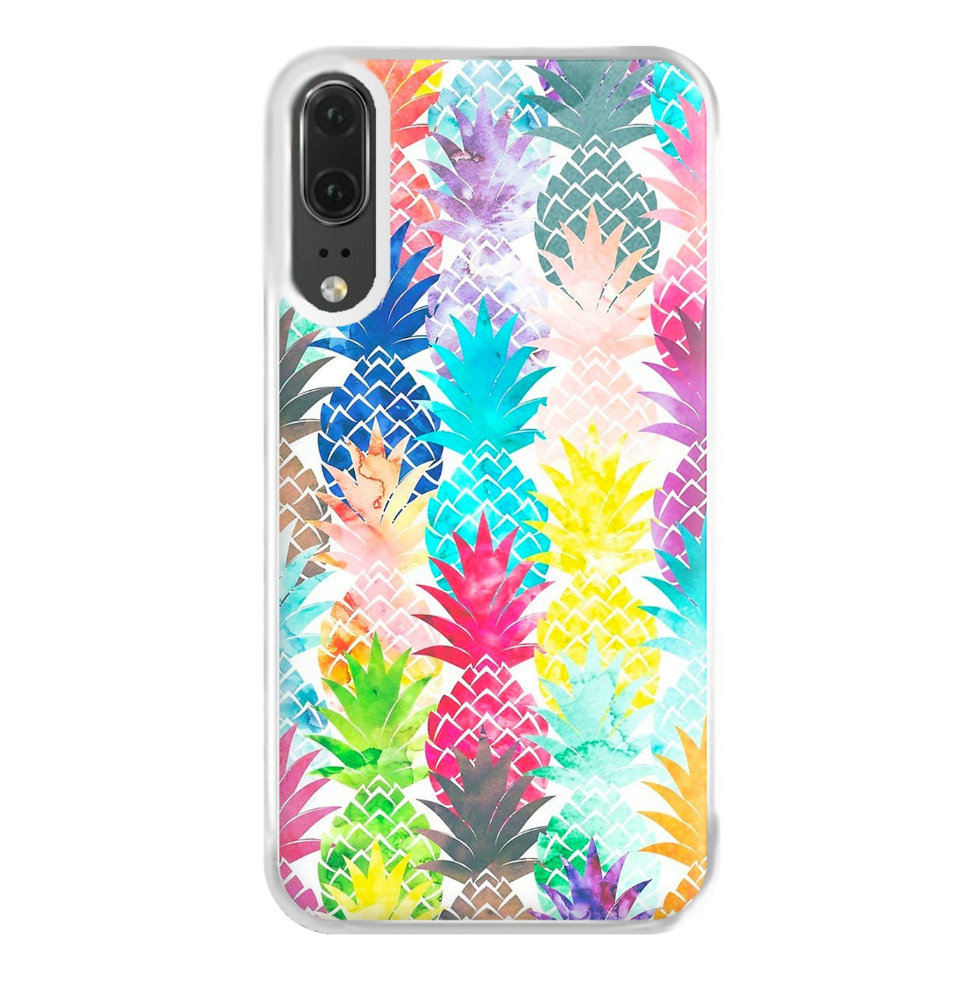 Watercolour Pineapple Pattern Phone Case