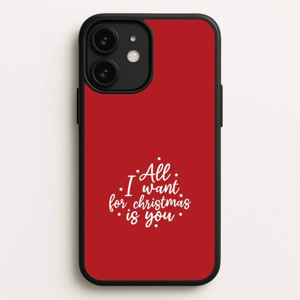 All I Want For Christmas Is You Stars iPhone 11 Case