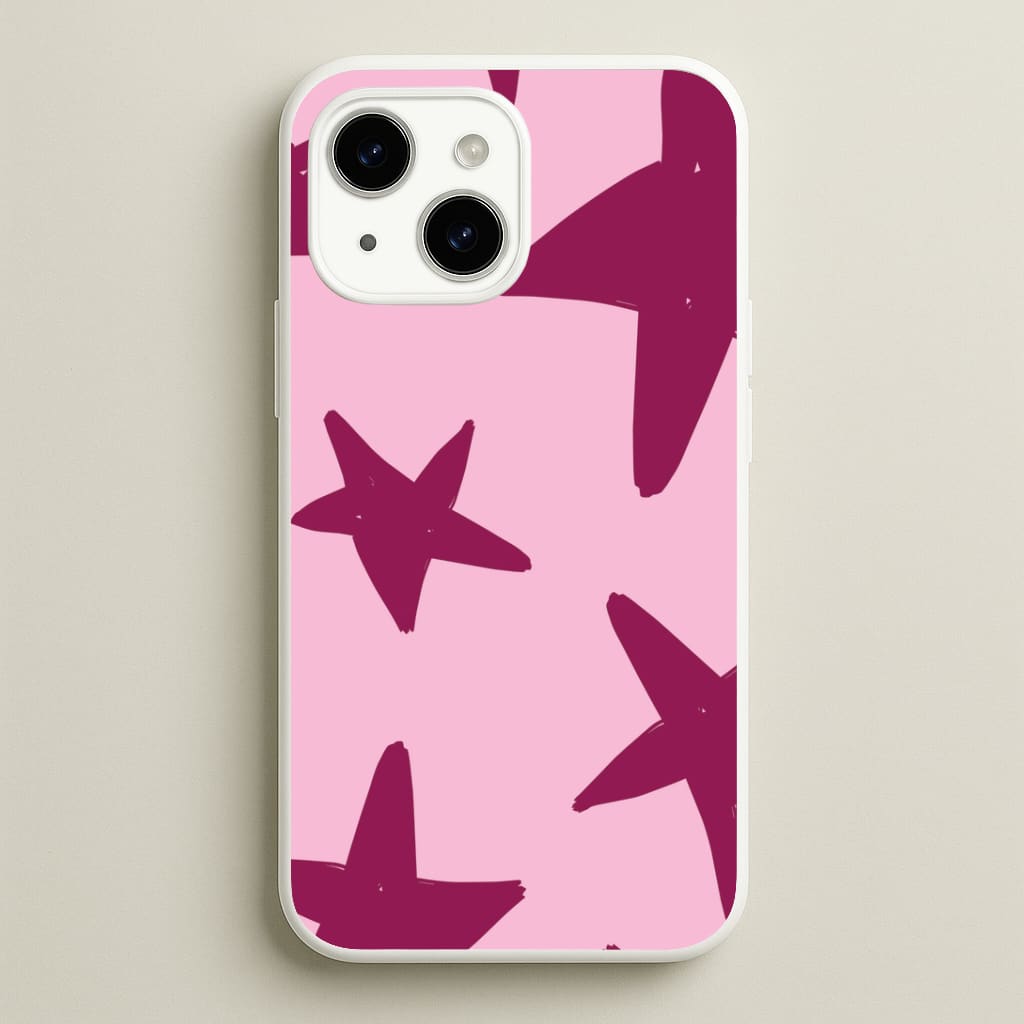 Raspberry Stars iPhone 14 Case