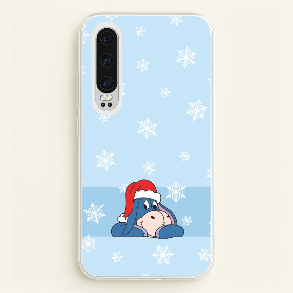 Cartoon Donkey Snowflakes Huawei P30 Case